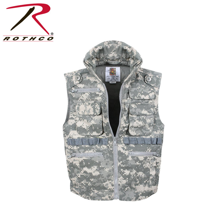 Rothco Kids Ranger Vest ACU Digital Camo Size M