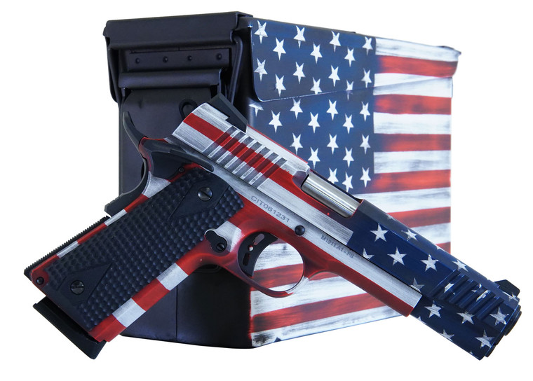 CIT CITC45FUSAAC  1911-A1 45  FSB W/AMMO CAN R/W/B