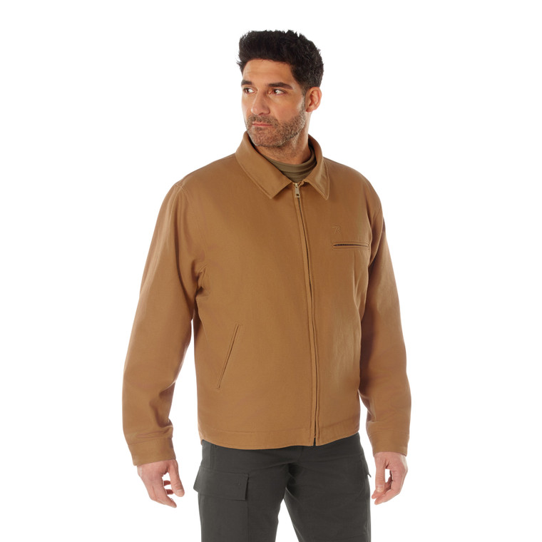 Rothco Canvas Work Jacket Work Brown Size L