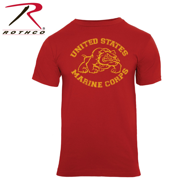 Rothco Vintage U.S. Marine Bulldog T-Shirt Size L