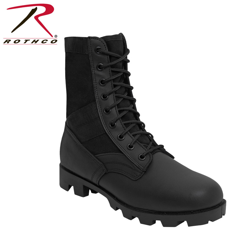 Rothco G.I. Type Black Steel Toe Jungle Boot Black 10