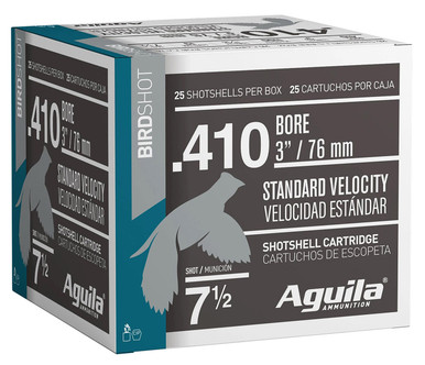 Federal H41375 Game-Shok High Brass 410 Gauge 3 11/16 oz 7.5 Shot 25 Per  Box/ 10 Case - SJ Solutions LLC