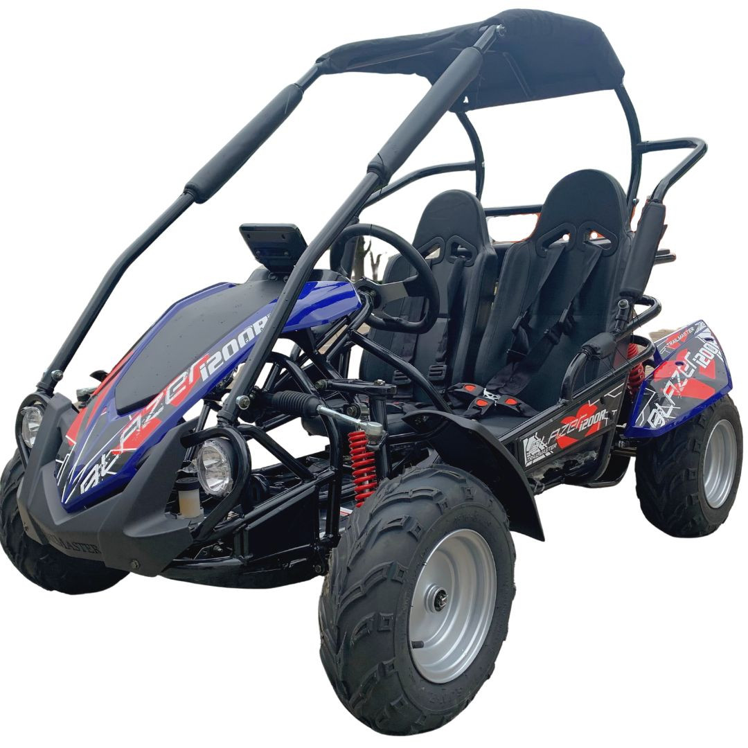 The all new TrailMaster Blazer i200R Electric Mid-Sized Go-Kart for kids, teens, and young adults.