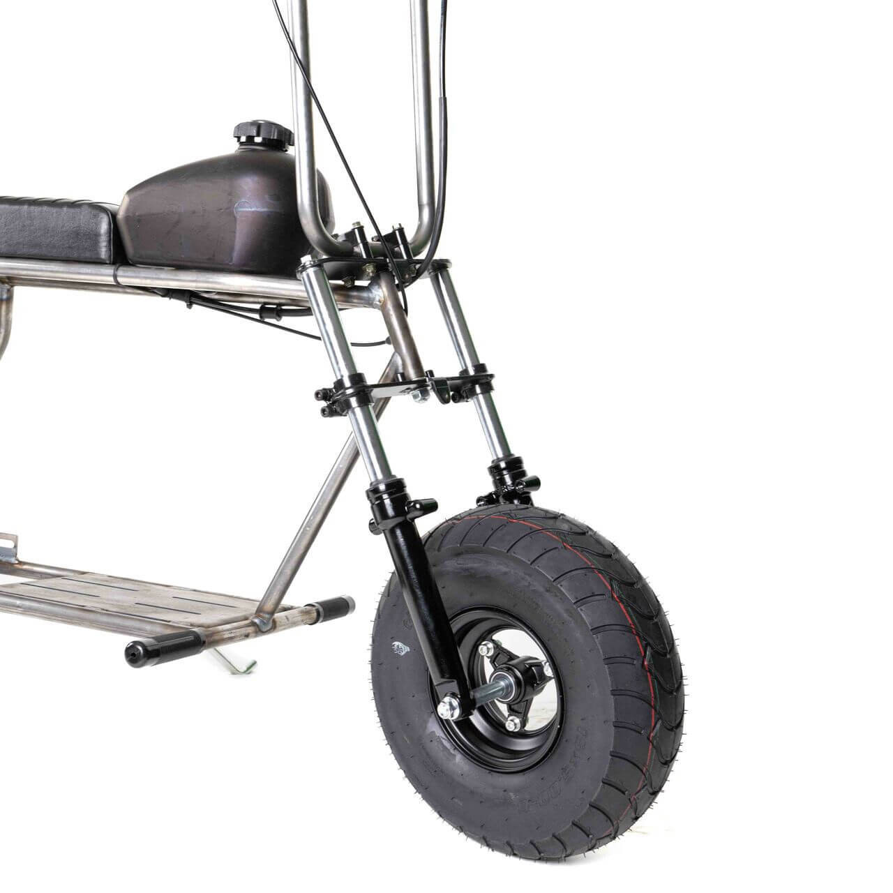 Rascal Mini Bike Roller Kit (RASCALMBROLLERKIT) with 15" Street Tires and Telescopic Front Suspension