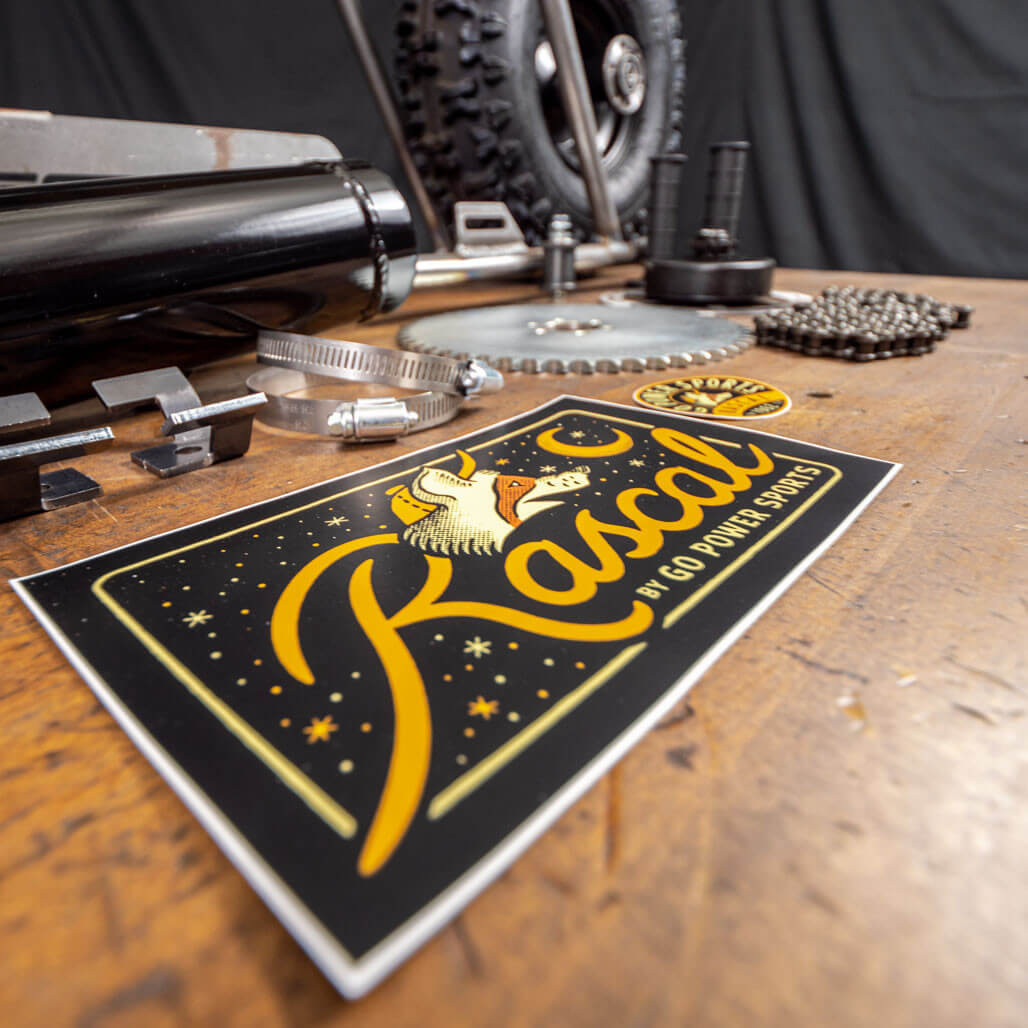 Rascal Minibike Roller Kit (RASCALROLLERKIT) Stickers