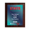 2026 MHSAA Choral Assessments 6x8 Plaque