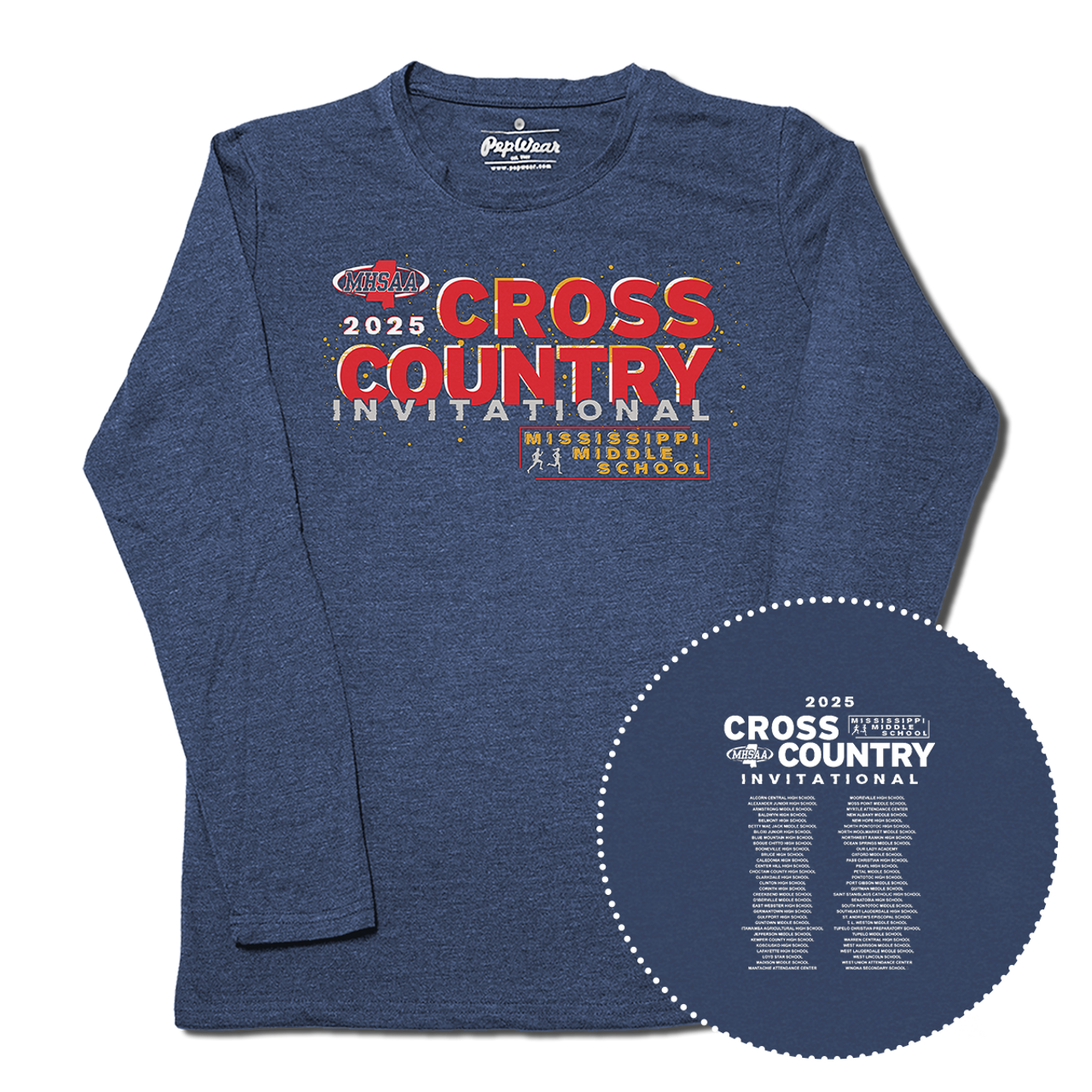 2025 MHSAA Middle School Cross Country Invitational Long Sleeve 2025 MHSAA Middle School Cross Country Invitational Long Sleeve