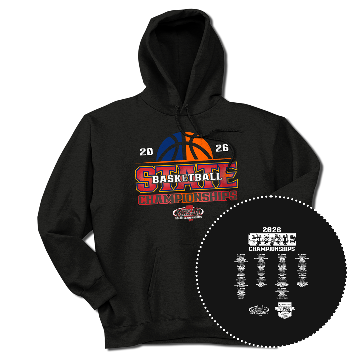 2026 MHSAA Basketball State Championships Hoodie