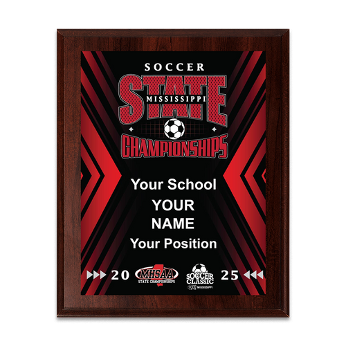 2025 MHSAA Soccer State Championships 8x10 Plaque 2025 MHSAA Soccer State Championships 8x10 Plaque