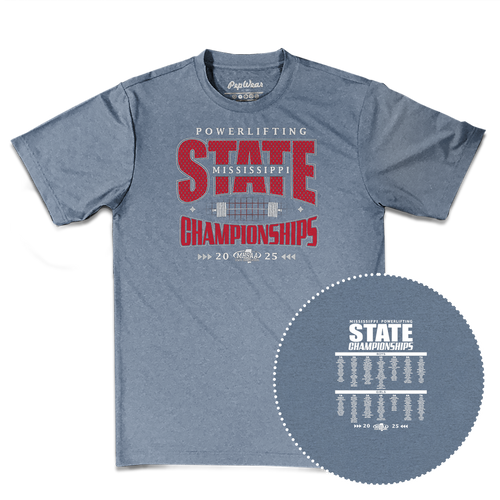 2025 MHSAA Powerlifting State Championships Performance T-Shirt
