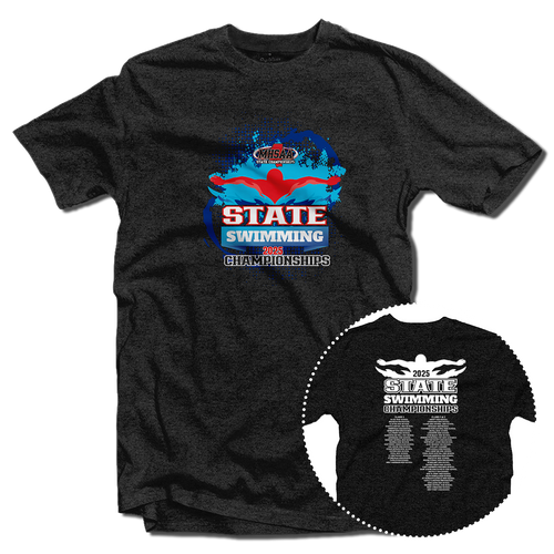 2025 MHSAA State Championships Swimming T-Shirt 2025 MHSAA State Championships Swimming T-Shirt
