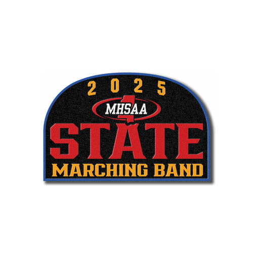 2025 MHSAA State Marching Band Patch