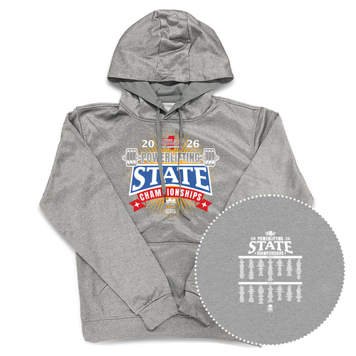 2026 MHSAA State Championships Powerlifting Performance Hoodie