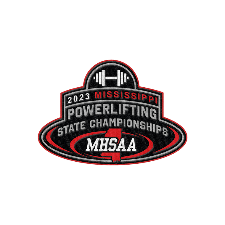 2023 MHSAA State Championships Powerlifting Patch