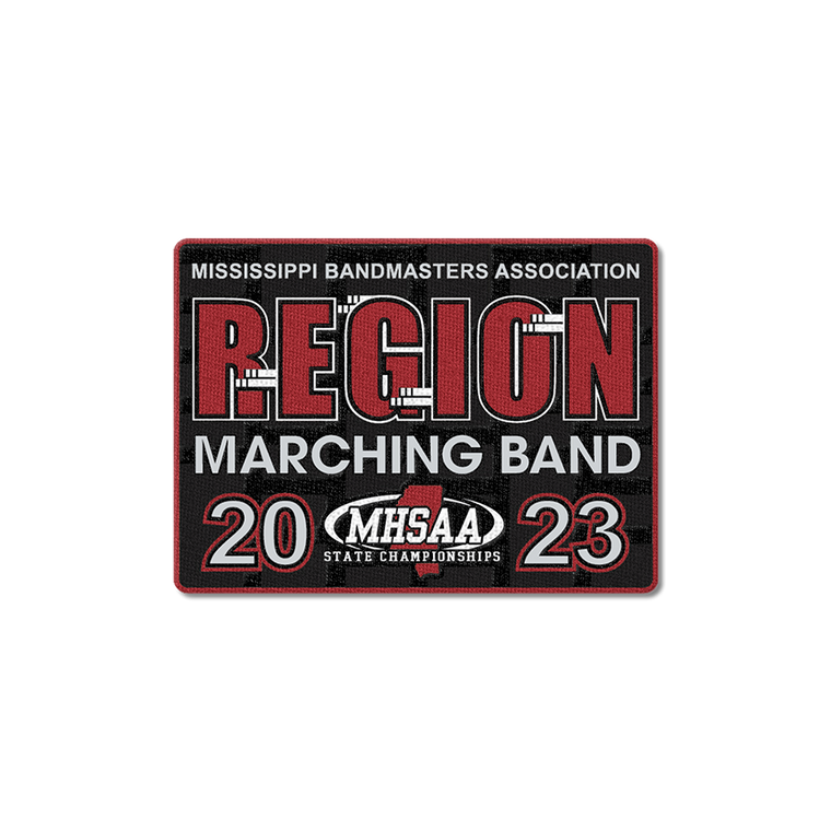 2023 MHSAA Marching Region Band Patch