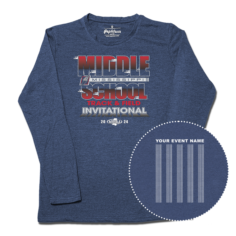 2024 MHSAA Middle School Track & Field Invitational Long Sleeve