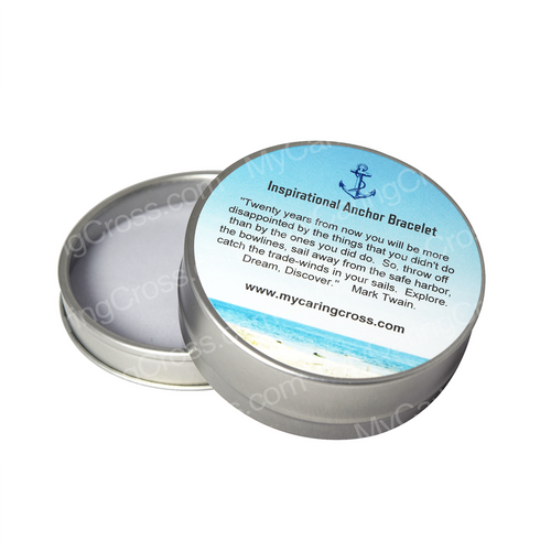 Faith Love Hope - Anchor Bracelet for Men and Women-Durable Wrist Bangle-Unisex Fashion Jewelry (Brown Vintage) 