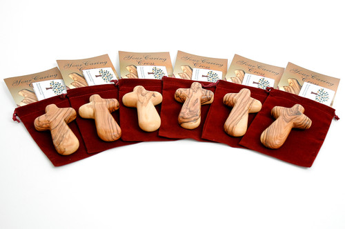 What makes My Caring Cross Olive Wood A+ Certified? 

A+ Olive Wood displays the grain on both sides of the product and there are no cracks or fillers. My Caring Cross inspects all products to meet these high standards. All our Olive Wood products are imported from the Holy Land and are made from the tree trimmings. No trees are cut down.
