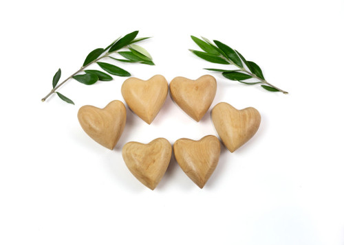 6 Heartwood Hearts