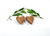 Six Certified Olive Wood Heart