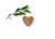 Twenty Certified Olive Wood Heart