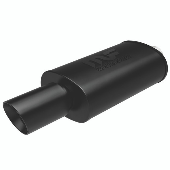 MagnaFlow Muffler with Tip Mag Blk 14x5x8 2.25/4 - MAGNAFLOW14868