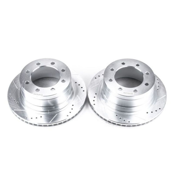 Power Stop 06-08 Dodge Ram 1500 Rear Evolution Drilled & Slotted Rotors - Pair - POWERSTOPAR8772XPR
