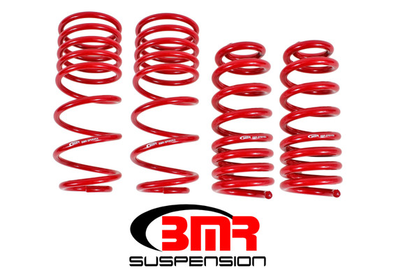 BMR 93-02 F-Body Handling Version Lowering Spring Kit (Set Of 4) - Red - BMRSUSPENSIONSP090R