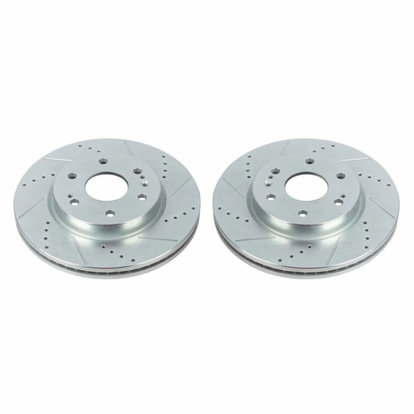 Power Stop 19-20 Chevrolet Silverado 1500 Front Evolution Drilled & Slotted Rotors - Pair - POWERSTOPAR84103XPR