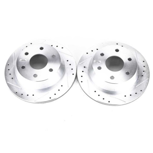 Power Stop 03-05 Chevrolet Astro Rear Evolution Drilled & Slotted Rotors - Pair - POWERSTOPAR8641XPR