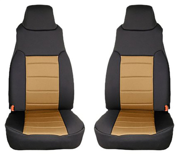 Rugged Ridge Neoprene Front Seat Covers 97-02 Jeep Wrangler TJ - RUGGEDRIDGE13210.04