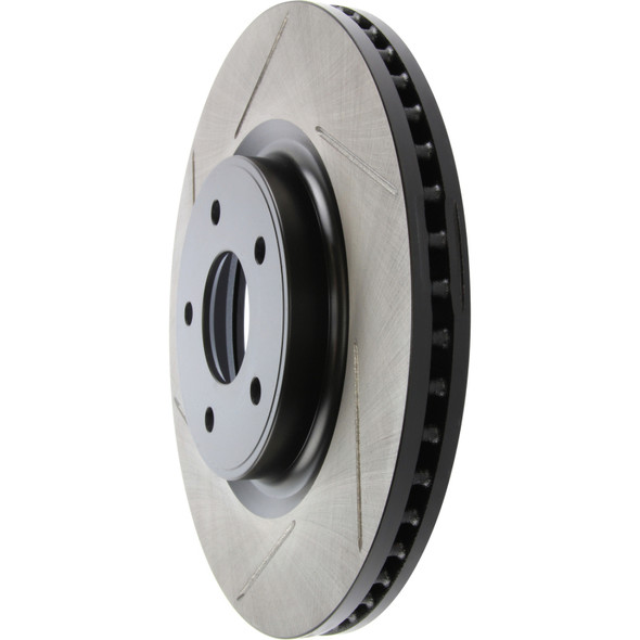 StopTech 13-15 Nissan Pathfinder Slotted Front Right Rotor - STOPTECH126.42120SR