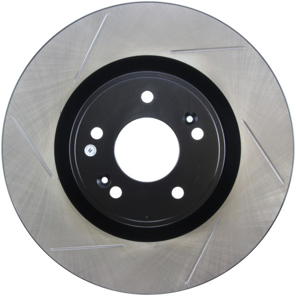 StopTech Power Slot 10 Hyundai Genesis Coupe Track Front Right Slotted Rotor - STOPTECH126.51036SR