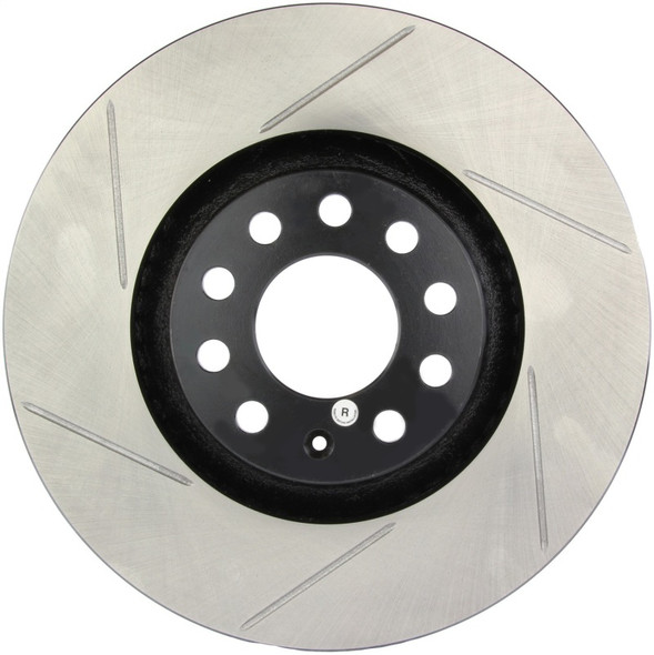 StopTech Power Slot 01-06 Audi Allroad / 05-09 A4 / 6/99-04 A6 / 99-02 S4 Right Front Slotted Rotor - STOPTECH126.33096SR