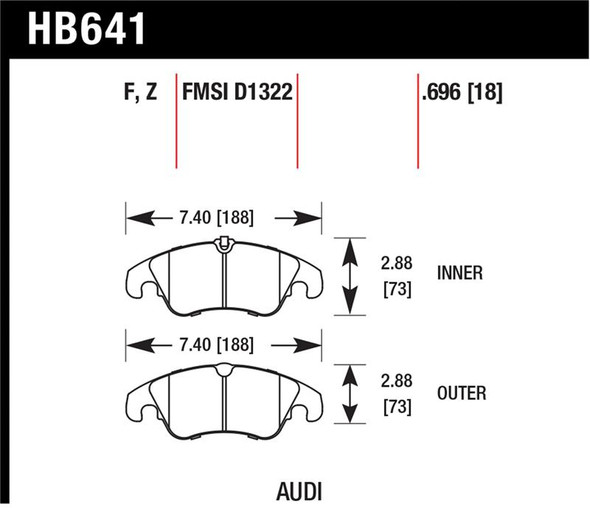 HAWK Ceramic Brake Pad Sets