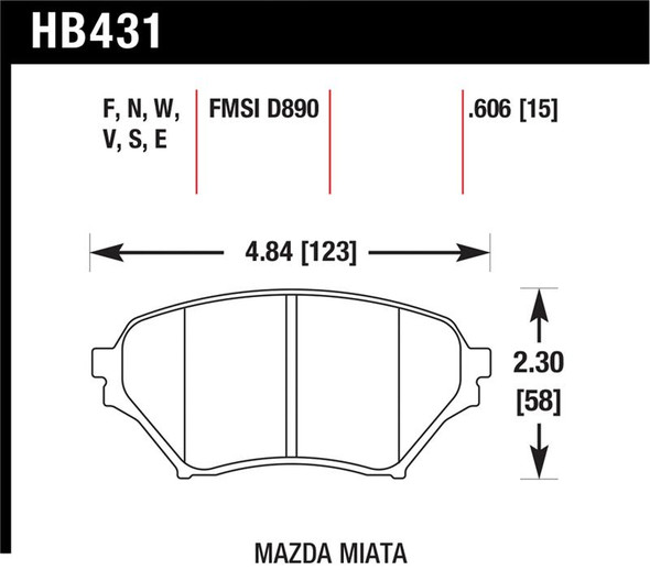 HAWK DTC-30 Brake Pad Sets