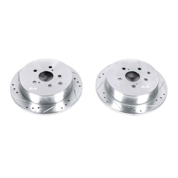 Power Stop 10-15 Lexus RX350 Rear Evolution Drilled & Slotted Rotors - Pair - POWERSTOPJBR1389XPR