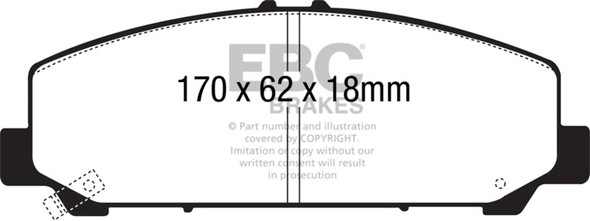 EBC Extra Duty Brake Pad Sets