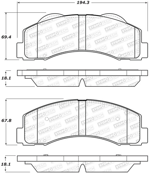 ST Sport Brake Pads