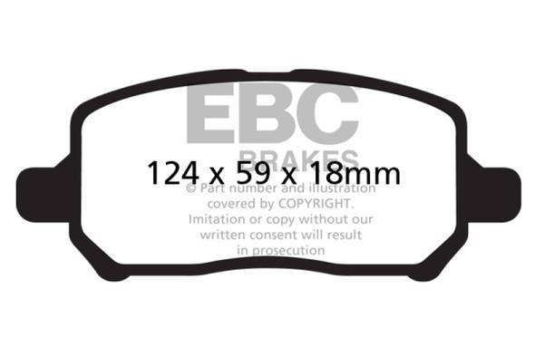 EBC Greenstuff Brake Pad Sets