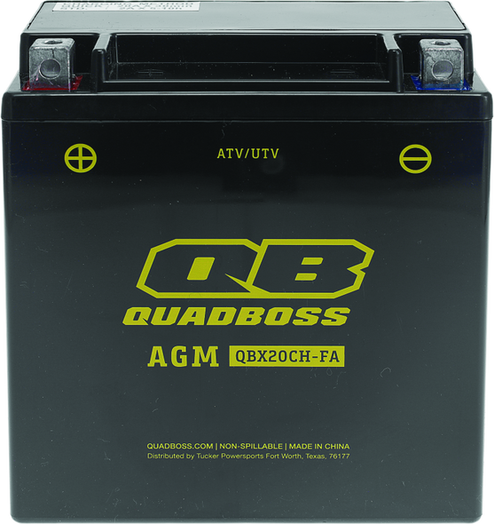 QuadBoss Maintenance-Free AGM Battery QBX20CH-FA - QUADBOSS401386