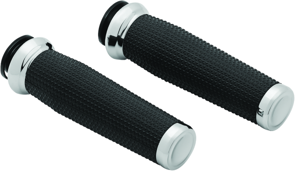 Kuryakyn Thresher Grips 18-Up Indian Models Chrome - KURYAKYN5960