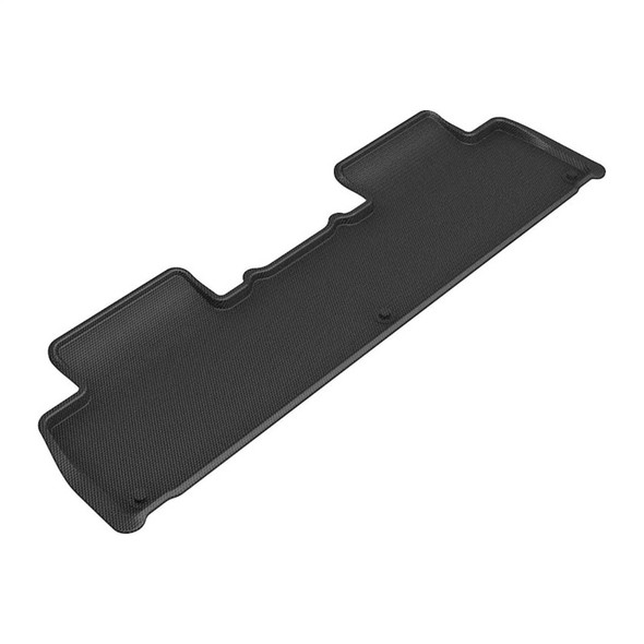 3D MAXpider 22-23 Rivian R1S Kagu 2nd Row Floormats - Black - 3DMAXPIDERL1RI00121509