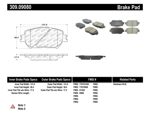 ST Sport Brake Pads