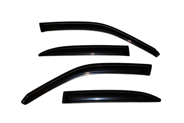 AVS 98-02 Mazda 626 Ventvisor Outside Mount Window Deflectors 4pc - Smoke - AVS94145
