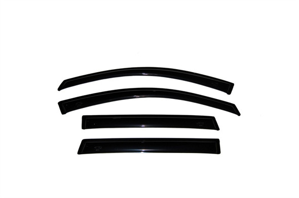 AVS 07-10 Chevy Aveo Ventvisor Outside Mount Window Deflectors 4pc - Smoke - AVS94538