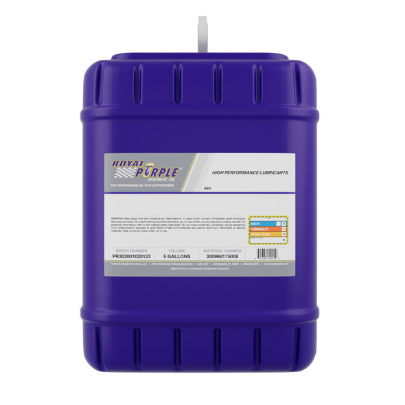 Royal Purple HPS Synthetic High Performance Street 10W40 Motor Oil - 5 Gallon - MSM-T-750323