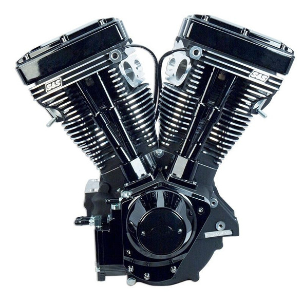 S&S Cycle 84-99 BT V111 Black Edition Longblock Engine - 585 Cams - MSM-T-663304