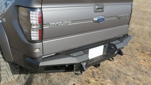 Addictive Desert Designs 10-14 Ford F-150 Raptor HoneyBadger Rear Bumper w/ Tow Hooks - MSM-T-168337