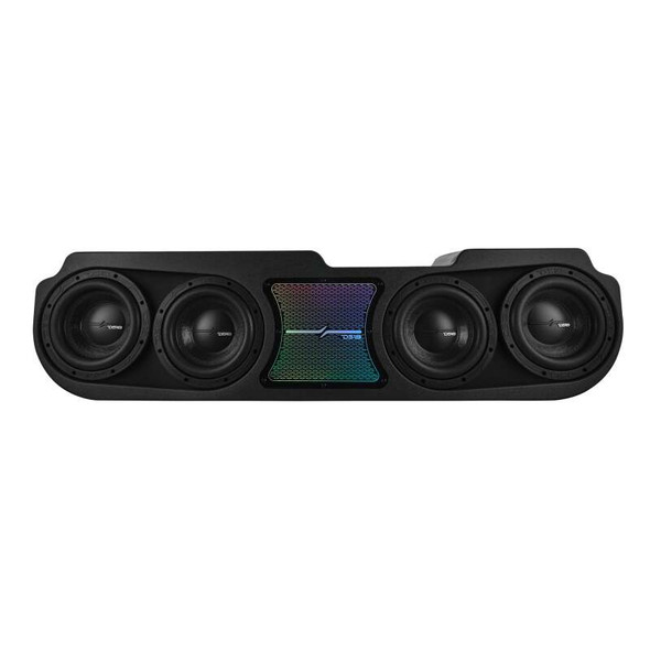 DS18 Jeep Gladiator JT 2020-UP 4 x 8in Subwoofers Included (ZR8.2D) Underseat Box Black -LED Lights - MSM-T-933389